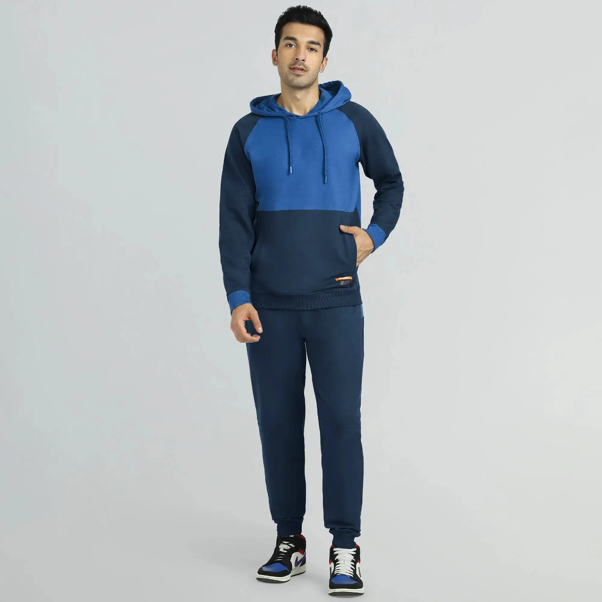 Quest French Terry Cotton Hoodies Atlas Blue