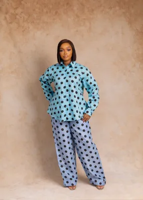 RHODES PANT SET - BLUE