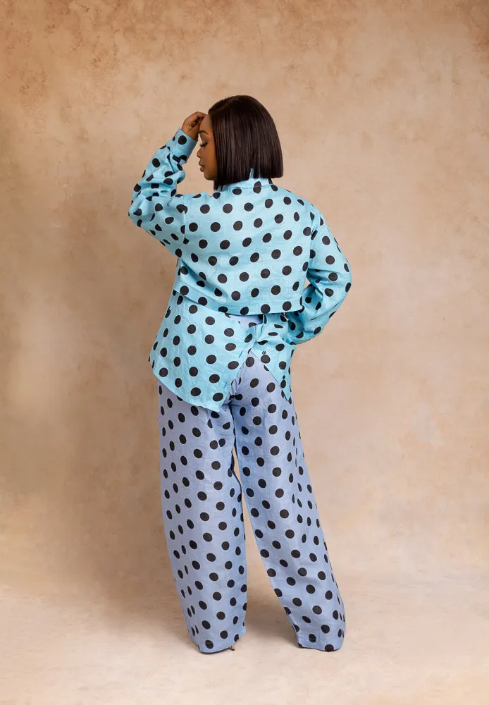 RHODES PANT SET - BLUE