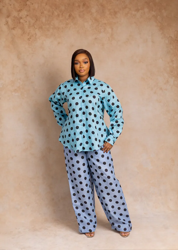 RHODES PANT SET - BLUE