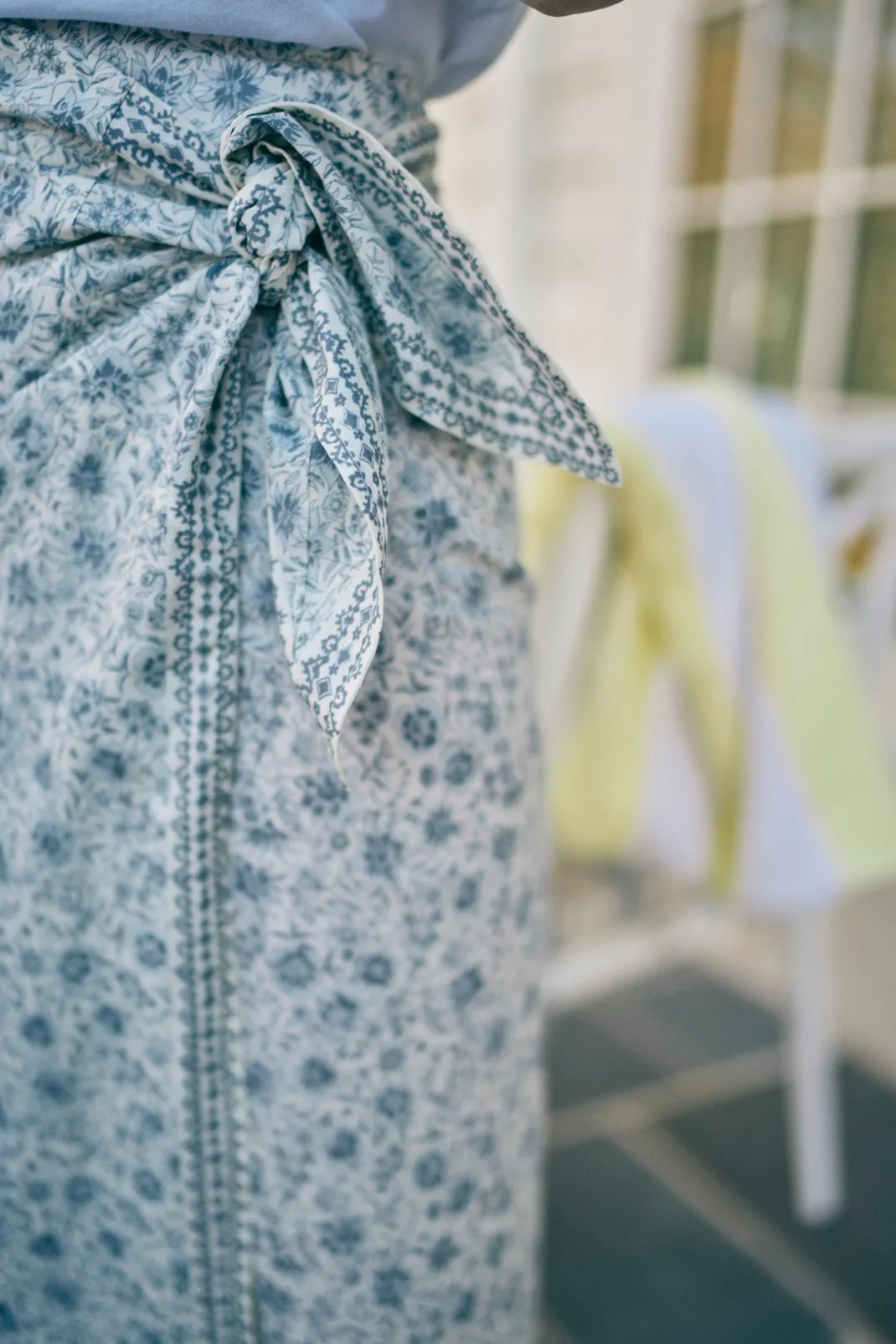Savannah Skirt in Floral Blues