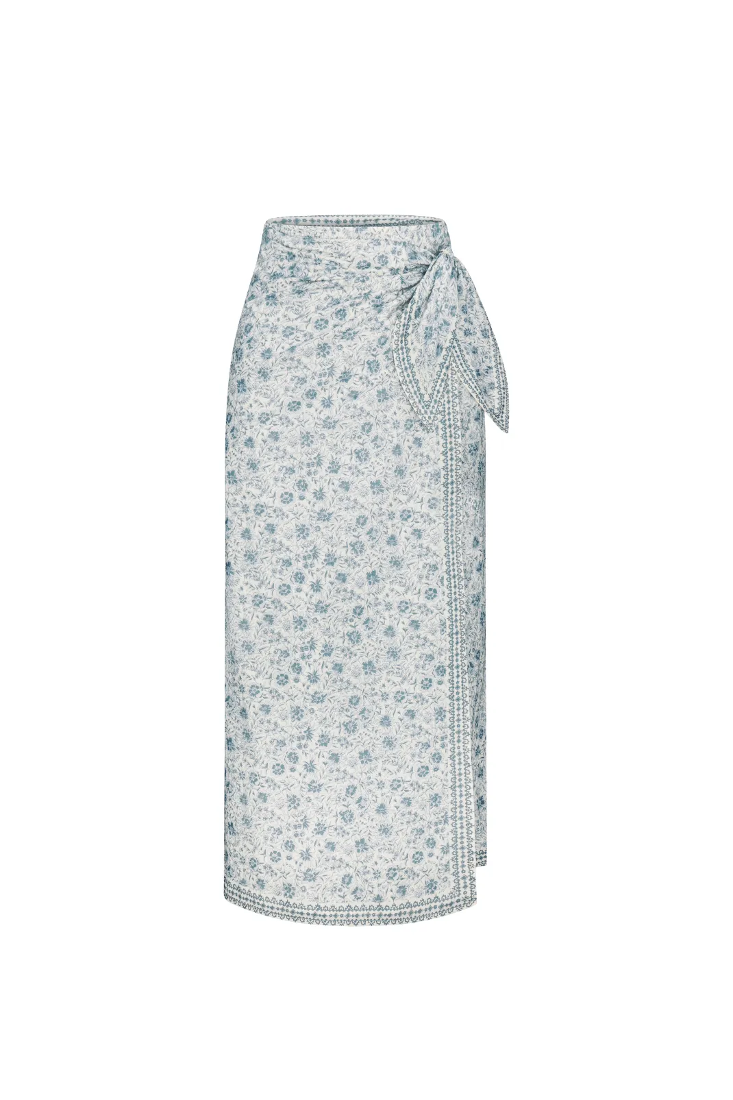 Savannah Skirt in Floral Blues
