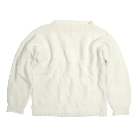 Slub Yarn Cable Twist Jumper