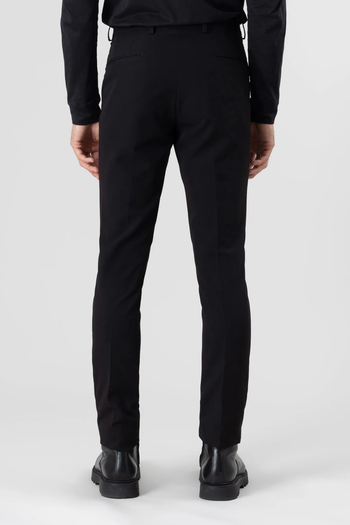 Soft Cloth Dress Pants in Soft City Twill - Black