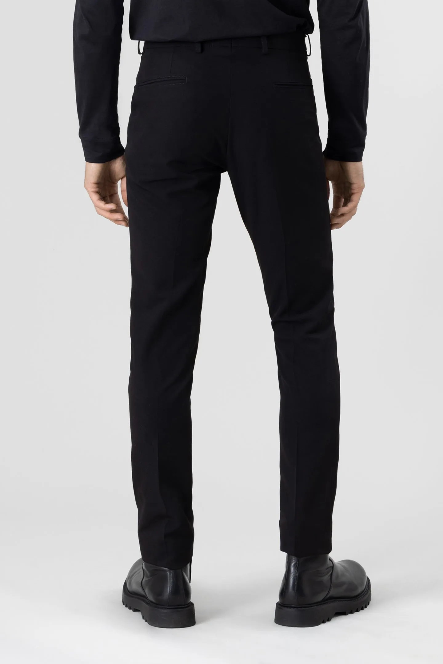 Soft Cloth Dress Pants in Soft City Twill - Black