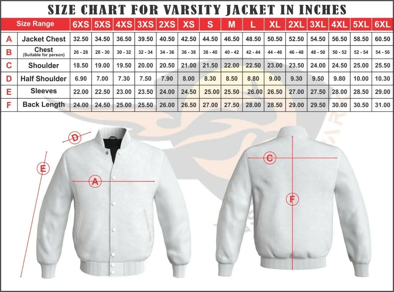 Spine Spark Red Wool Varsity Jacket Red Leather Sleeves