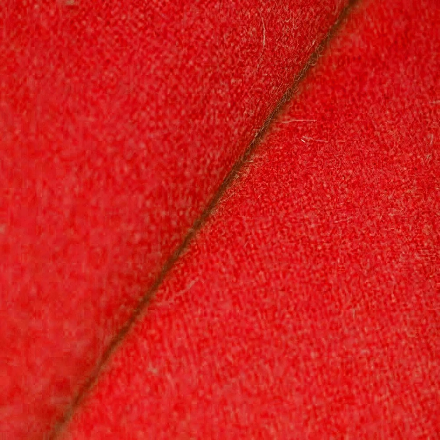 Spine Spark Red Wool Varsity Jacket Red Leather Sleeves