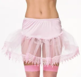 Teardrop Lace Petticoat 4-colors 8999S