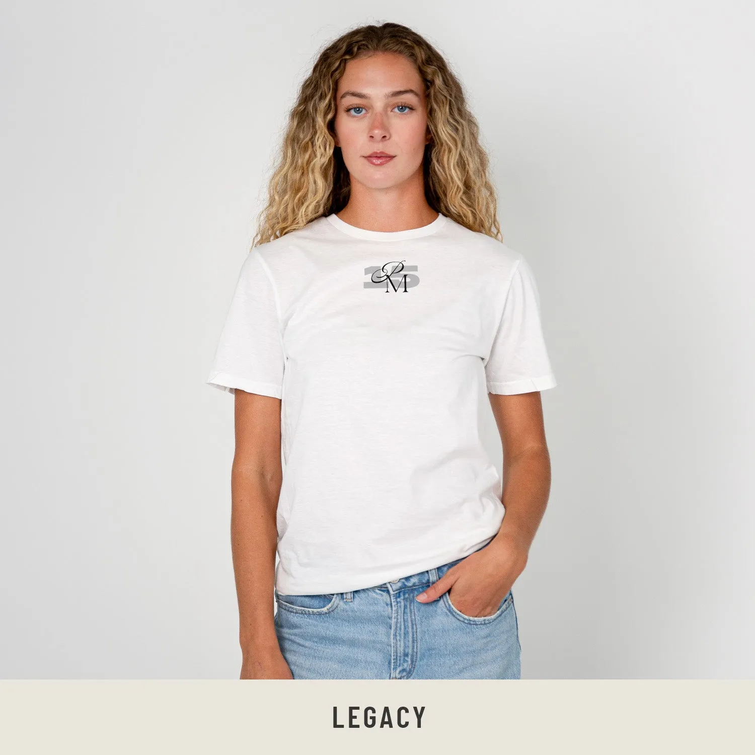 Unisex Short Sleeve Tee in White