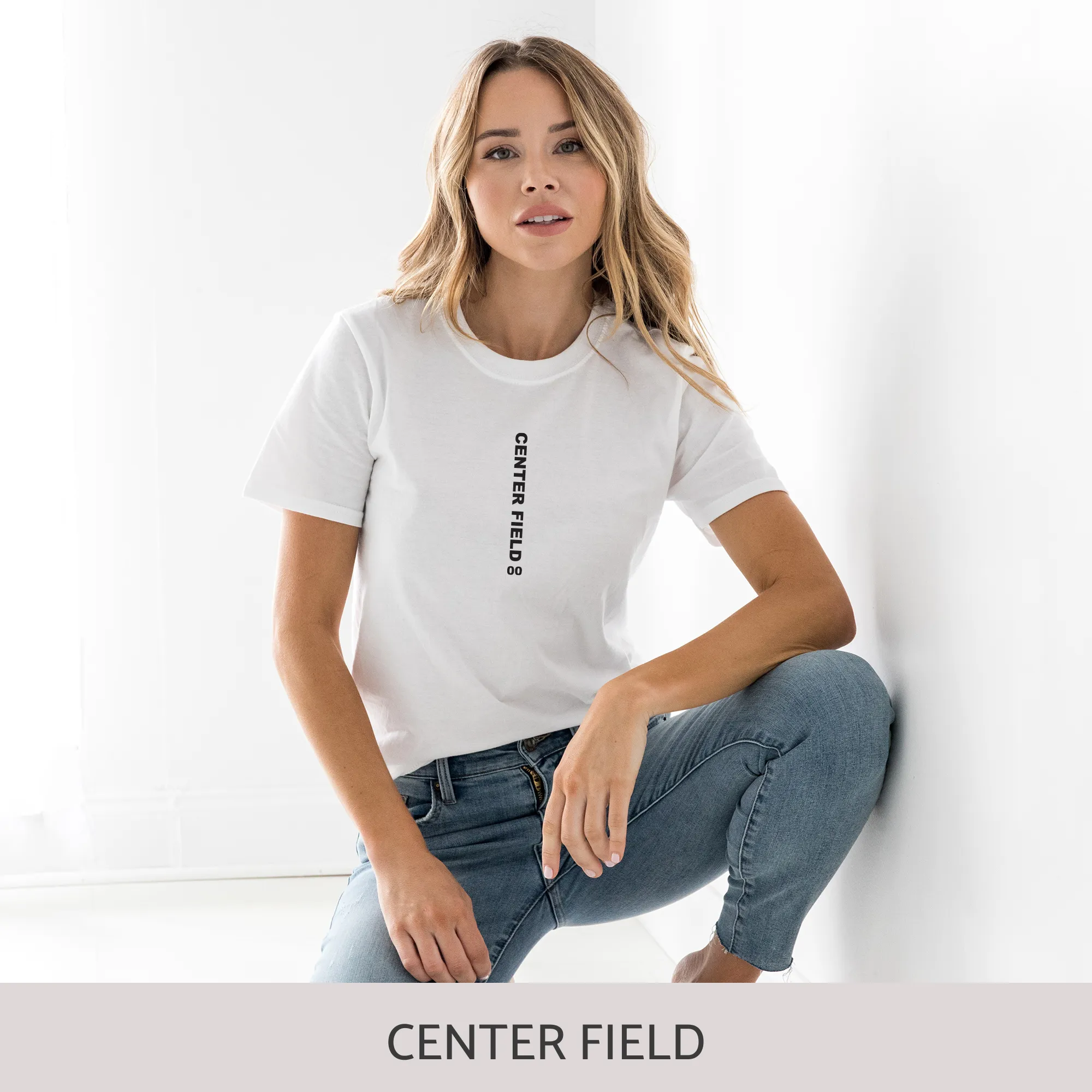Unisex Short Sleeve Tee in White