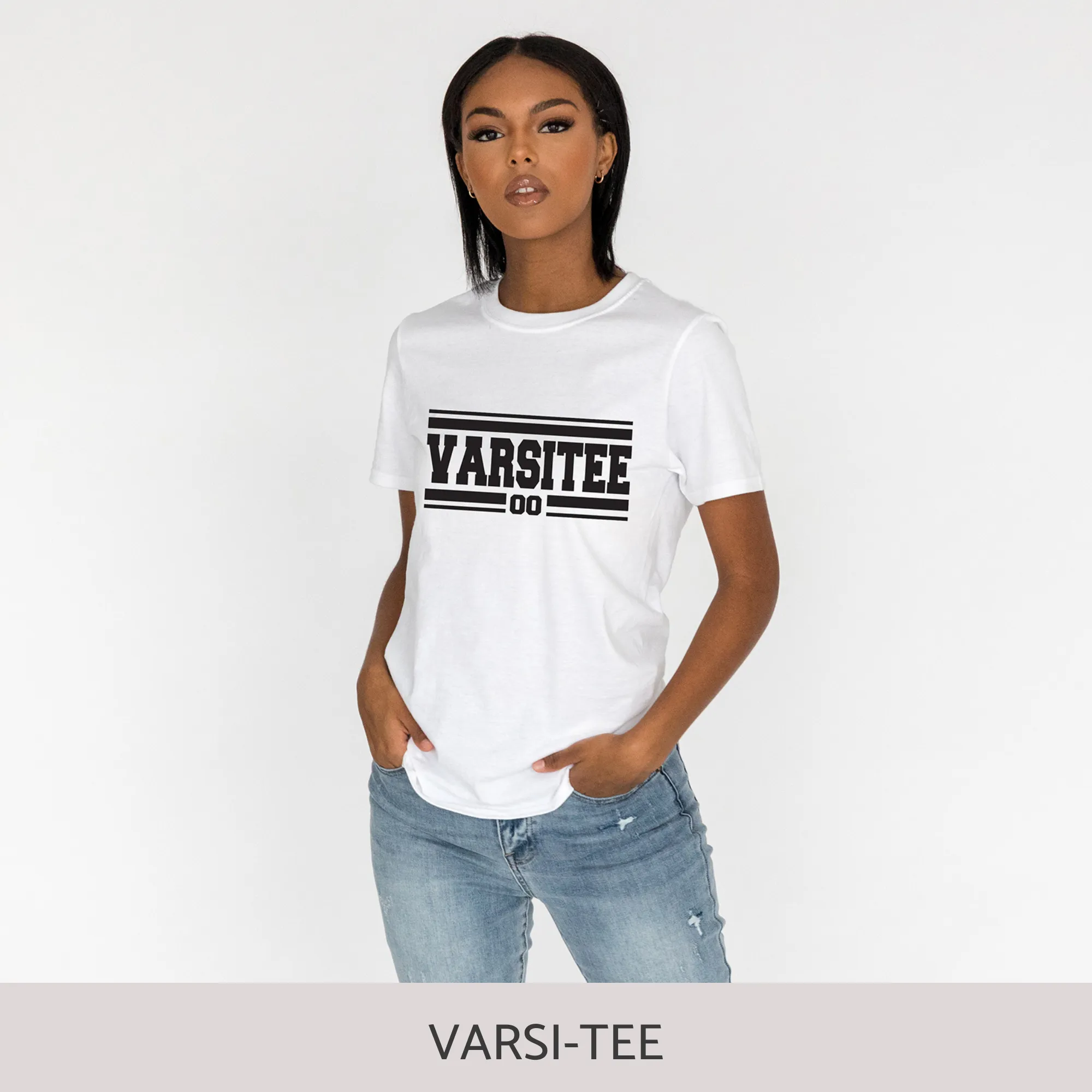 Unisex Short Sleeve Tee in White