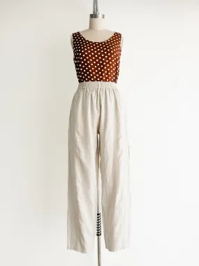 vintage cotton lounge pants (S/M)